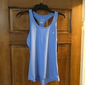 Champion Blue Fitted Tank Top